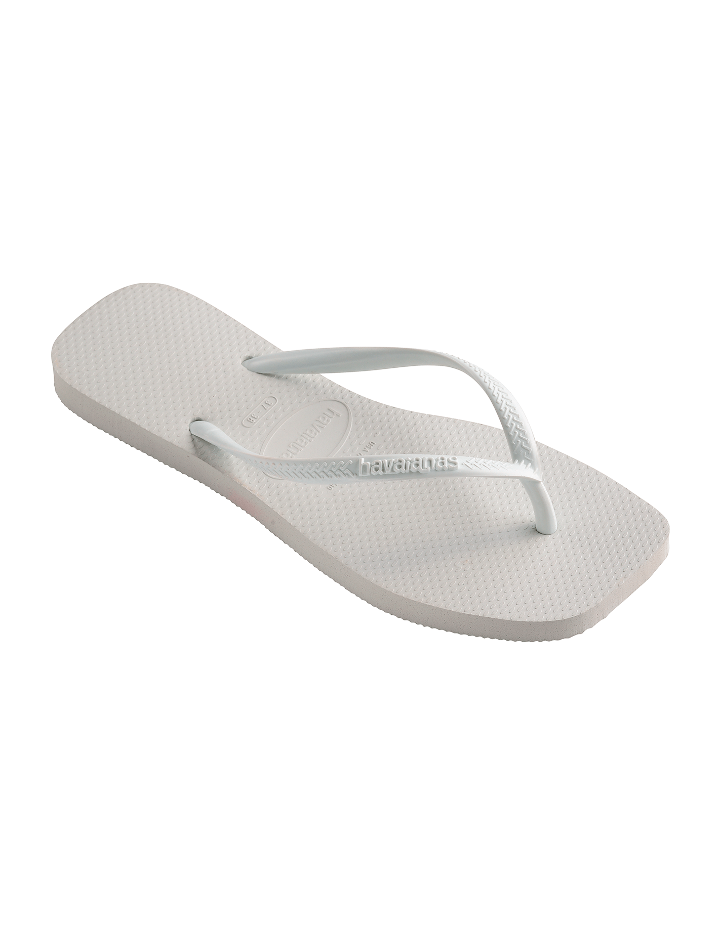 כפכף Havaianas slim square נשים לבן