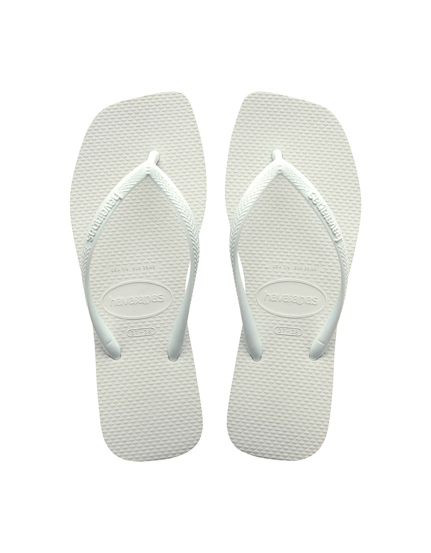כפכף Havaianas slim square נשים לבן