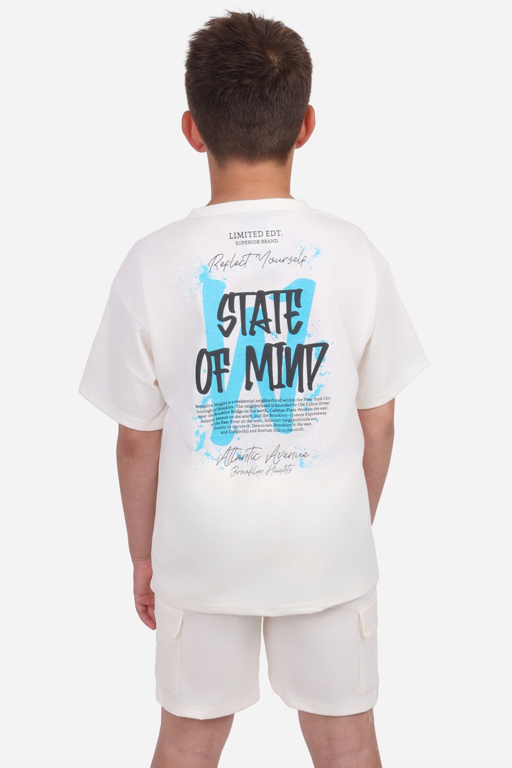 חליפת STATE OF MIND נערים אוף וויט